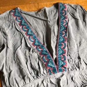 Boho boutique tunic, sz M